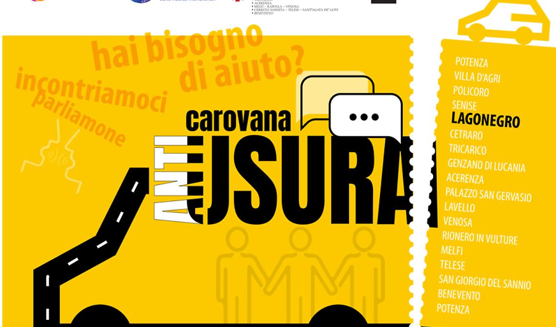 La Carovana antiusura fa tappa a Lagonegro: appuntamento il 9 ottobre
