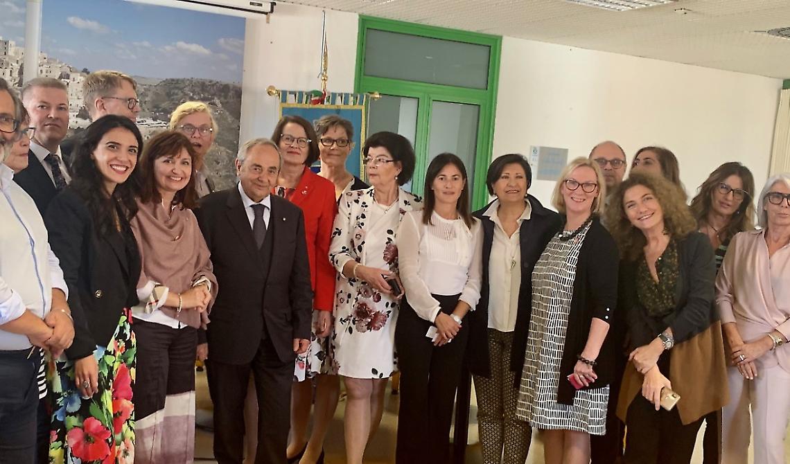 Il sindaco di Matera riceve una delegazione finlandese della città di Oulu