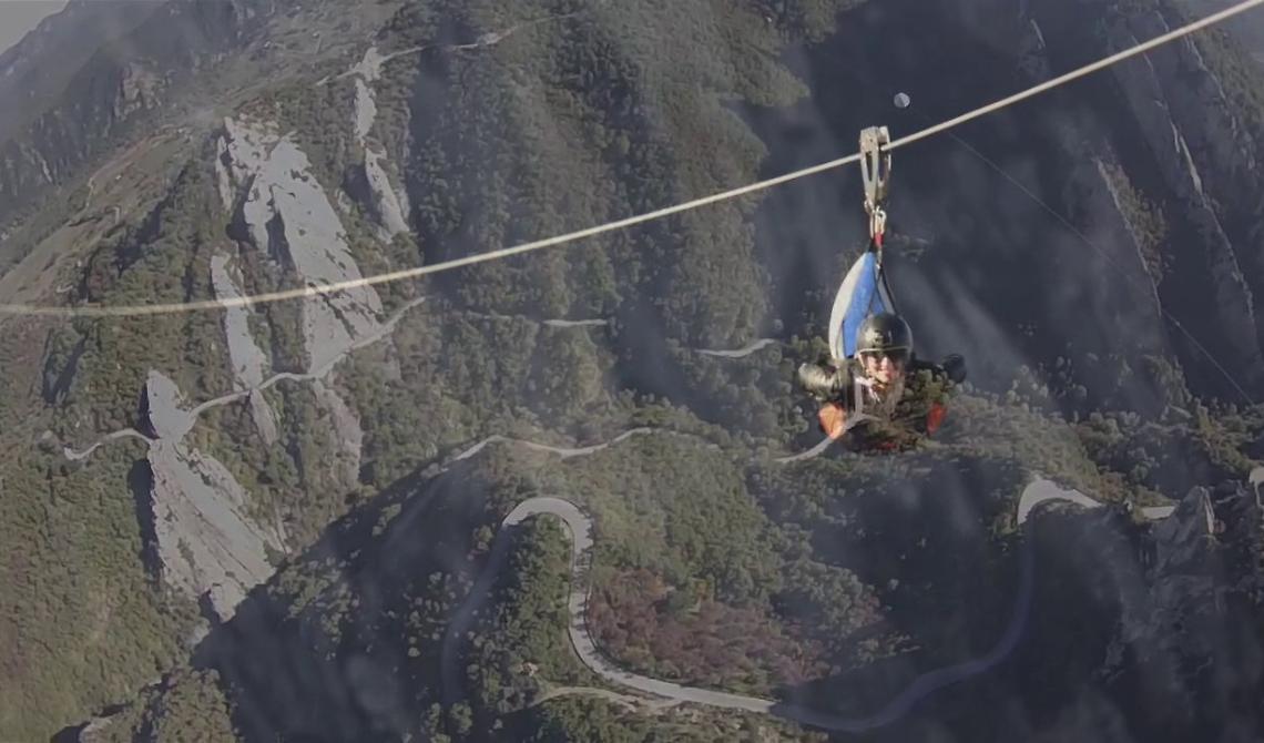 Su Rai Storia la "strada aerea" tra Castelmezzano e Pietrapertosa