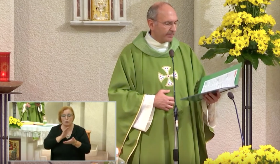 Ad Andria la messa in Lis