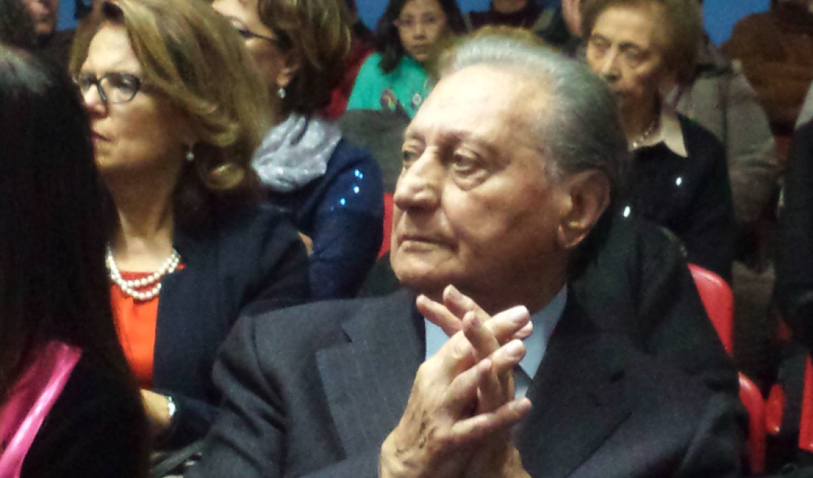 Potenza, i giornalisti festeggiano i 90 anni di Mario Trufelli