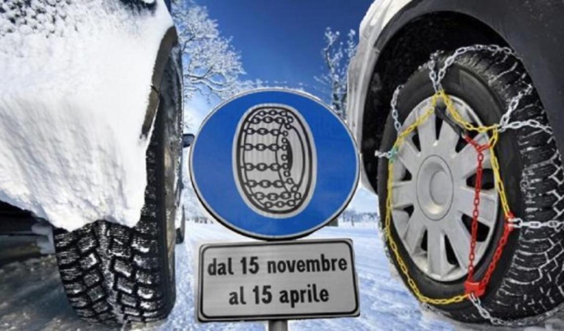 Da domani obbligo di catene a bordo: ecco tutti i tratti stradali interessati