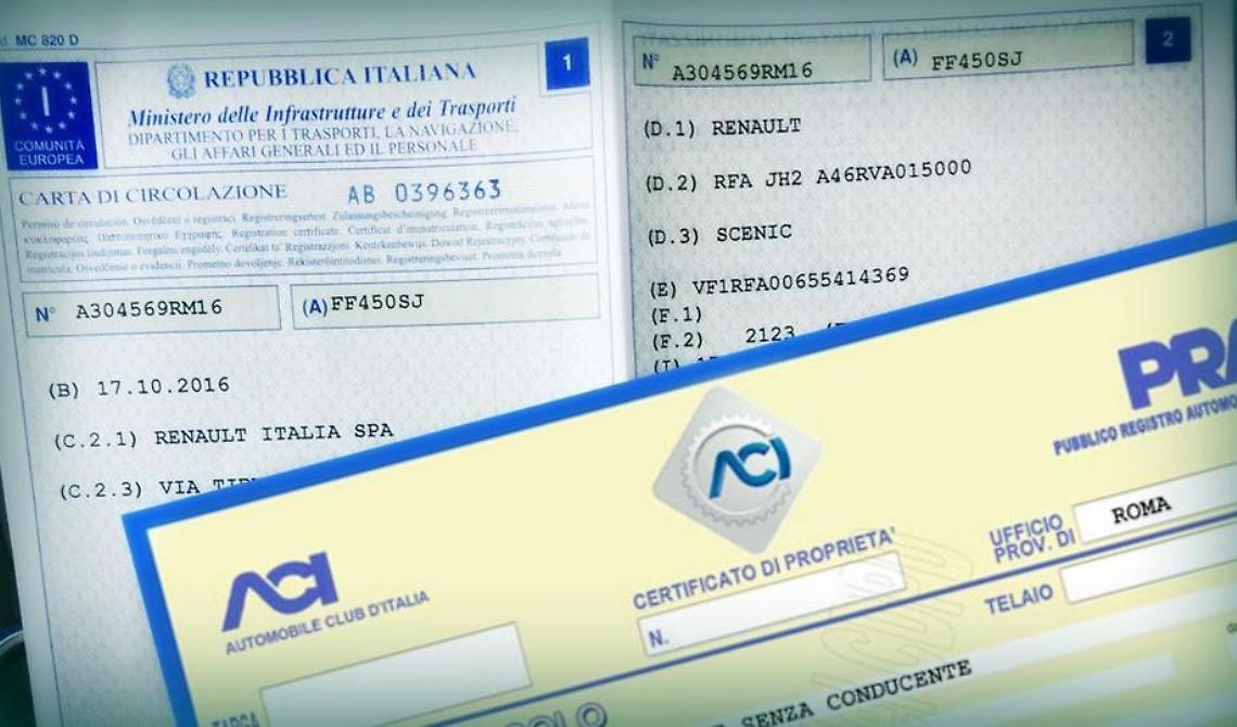 Scoperti in una cantina a Foggia 18.700 certificati di immatricolazione auto 
