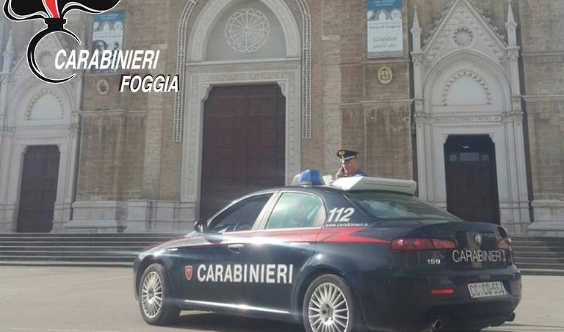 Ricettazione di auto rubata, custodia cautelare in carcere eseguita dai Carabinieri per due cerignolani