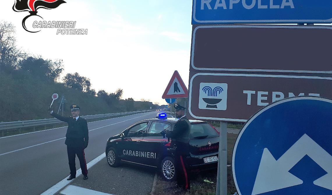 Rapolla, sorvegliato speciale senza patente guidava ubriaco: arrestato