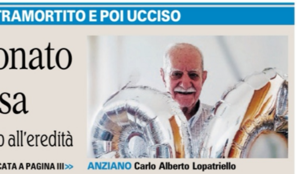 Il delitto di Marconia: Lopatriello colpito alla testa e poi accoltellato alle spalle. Così è morto il pensionato assassinato per l'eredità