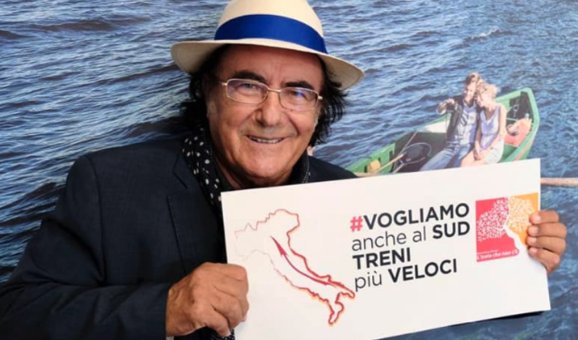 Alta velocità al Sud: Al Bano è testimonial