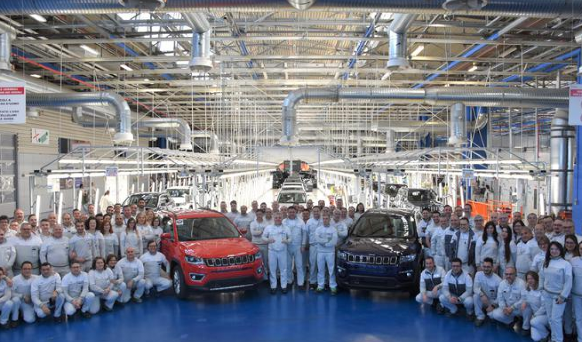 Prodotte a Melfi le prime due Jeep Compass