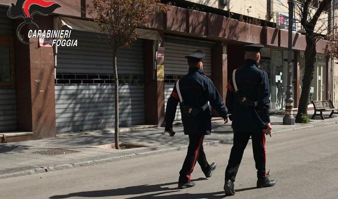 Foggia, imprenditore della ristorazione denuncia il delinquente che gli chiedeva i soldi: i Carabinieri lo arrestano