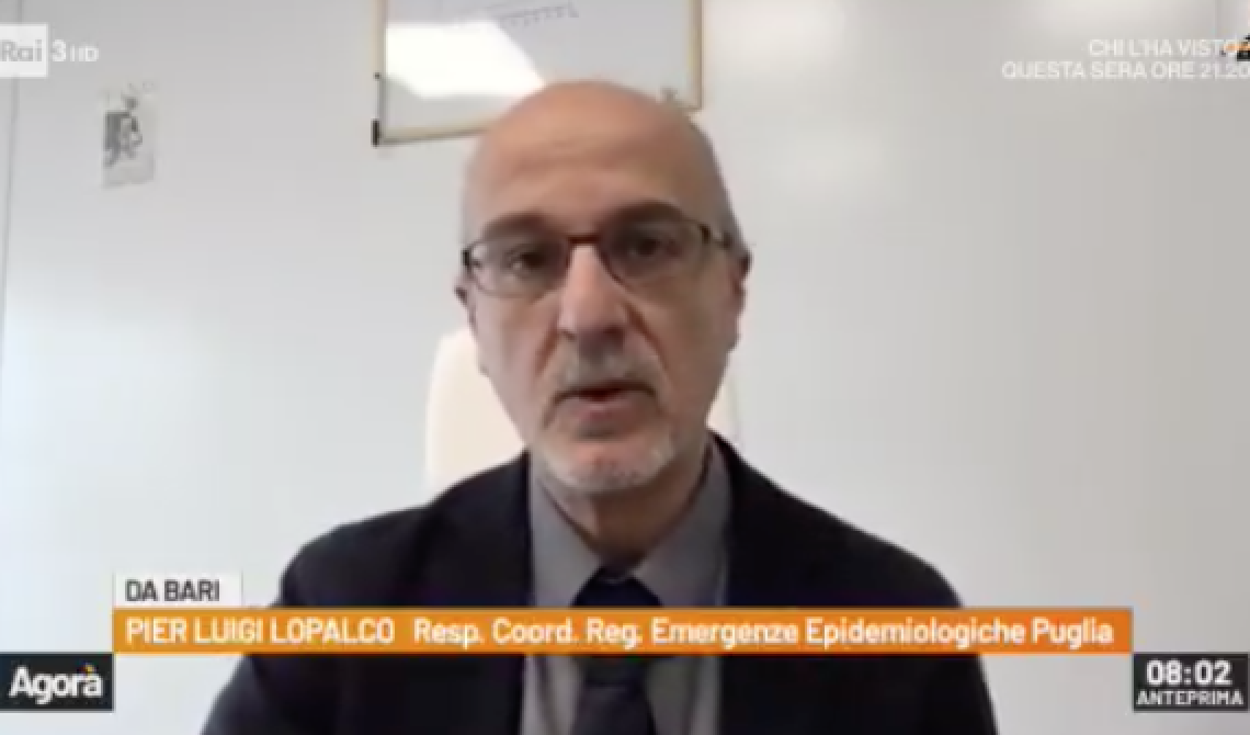 Pillole video di Lopalco per spiegare il Coronavirus e come difendersi dal contagio