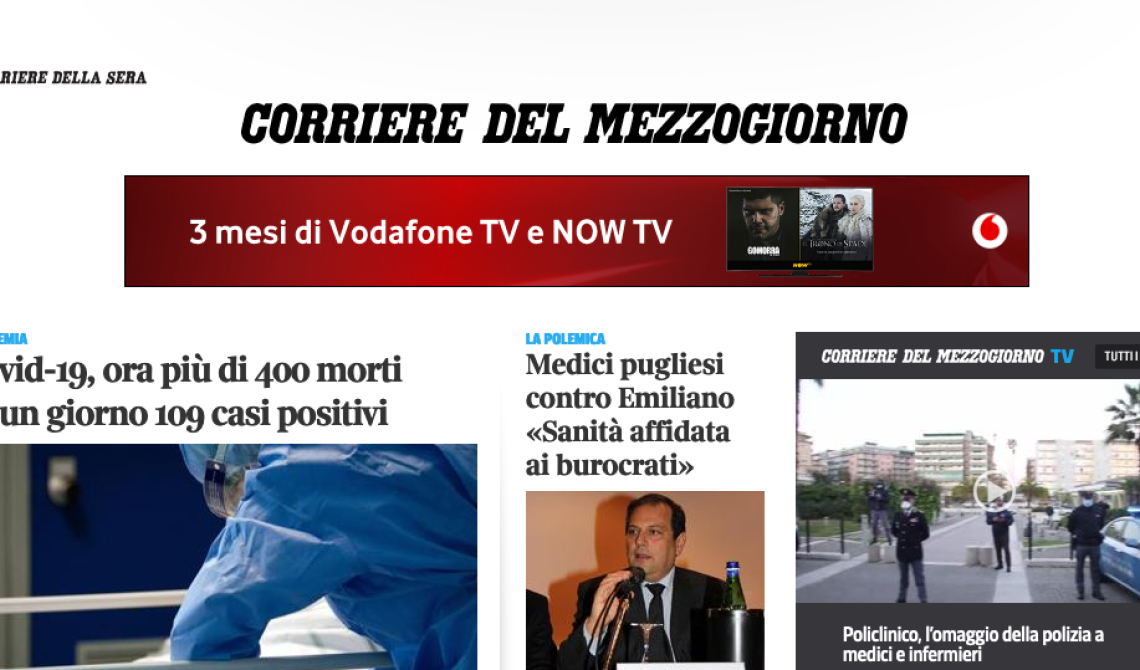 Editoria, passato il 2019 passata la festa: il Corriere del Mezzogiorno lascia la Città dei Sassi