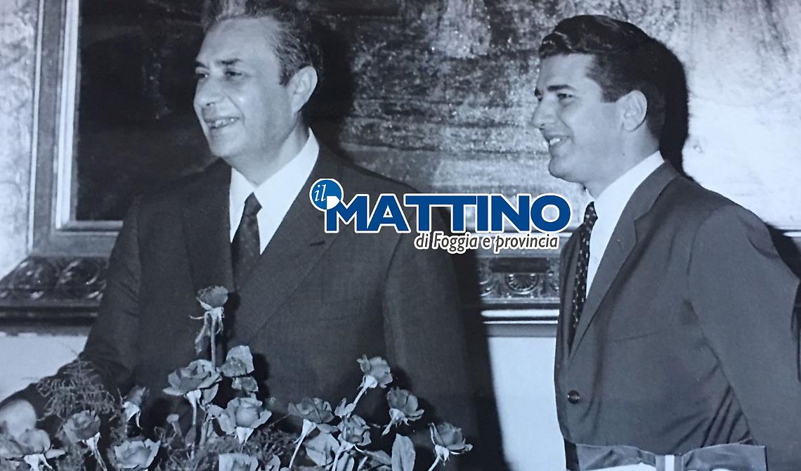 Oggi, 30 Aprile 1966, Aldo Moro inaugura la Fiera di Foggia e riapre il teatro Giordano