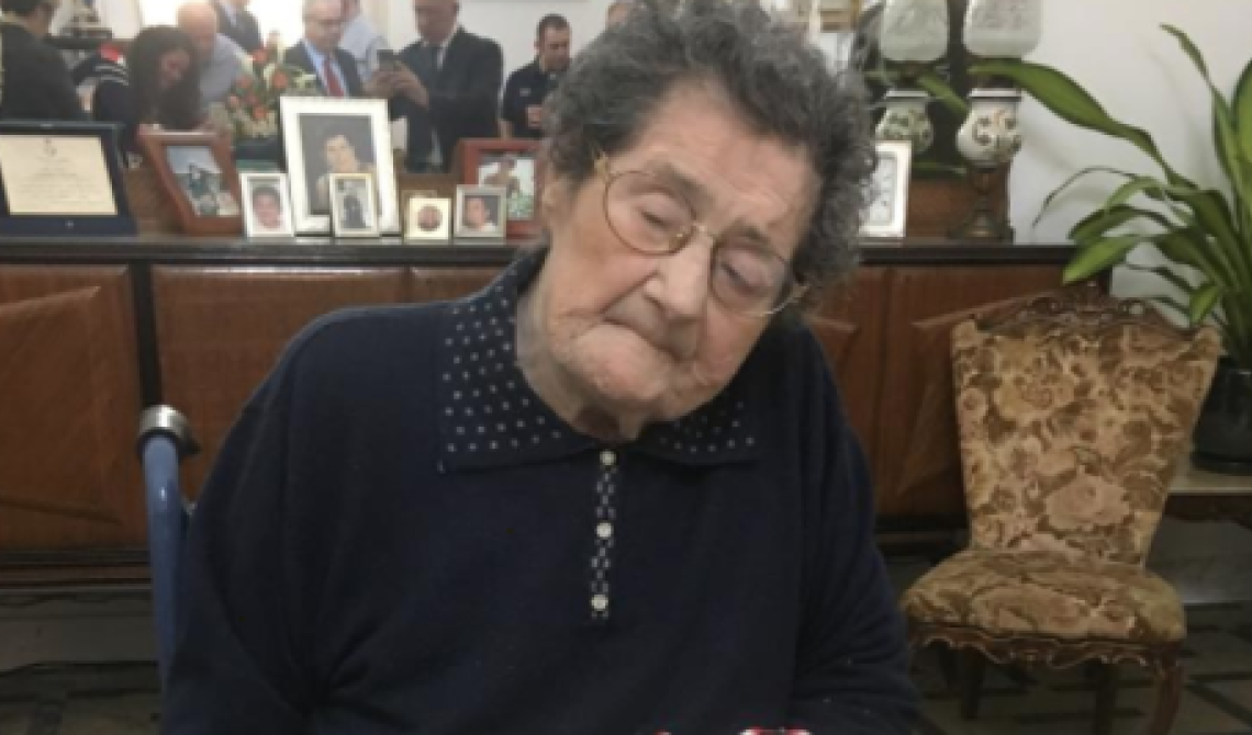 Ha "vinto" la "spagnola", due guerre e la Sars: i 111 anni della pugliese nonna Carmela