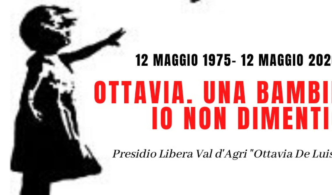 Per non dimenticare Ottavia la mobilitazione di Libera è social