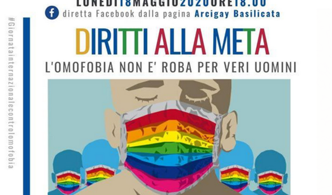 “Diritti alla meta: L'omofobia non è roba da veri uomini”. L’evento lucano per la Giornata internazionale contro l’omofobia e la transfobia