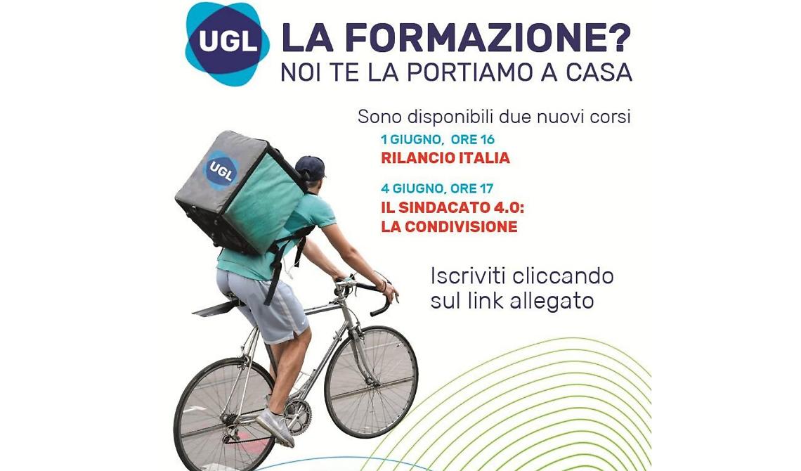 Ugl Basilicata: due nuovi corsi online dedicati al Decreto Rilancio e al Sindacato quattro punto zero