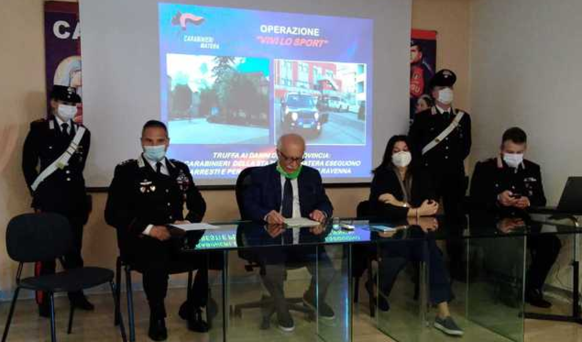 Matera, truffe per promuovere lo sport dilettantistico: quattro ai domiciliari