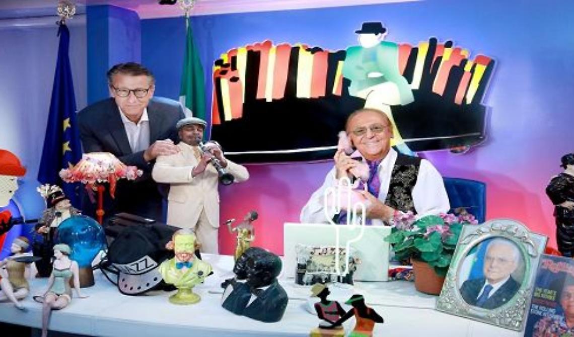 Arbore e Gegé Telesforo insieme su Rai2 con 21 puntate di "Striminzitic"