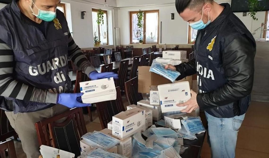 Nei guai agente di commercio della provincia di Foggia per 125 mila mascherine sequestrata dalla GdF a livello nazionale