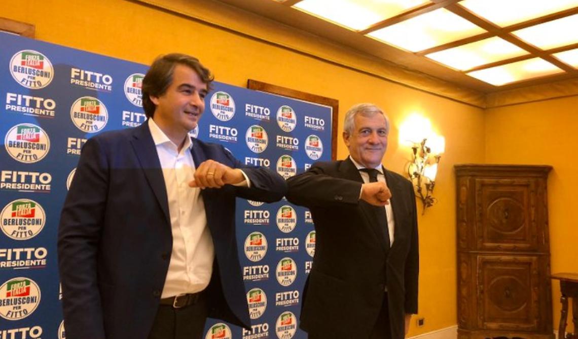 Regionali, Berlusconi a Fitto: «In bocca al lupo, Raffaele, Forza Italia è con te»