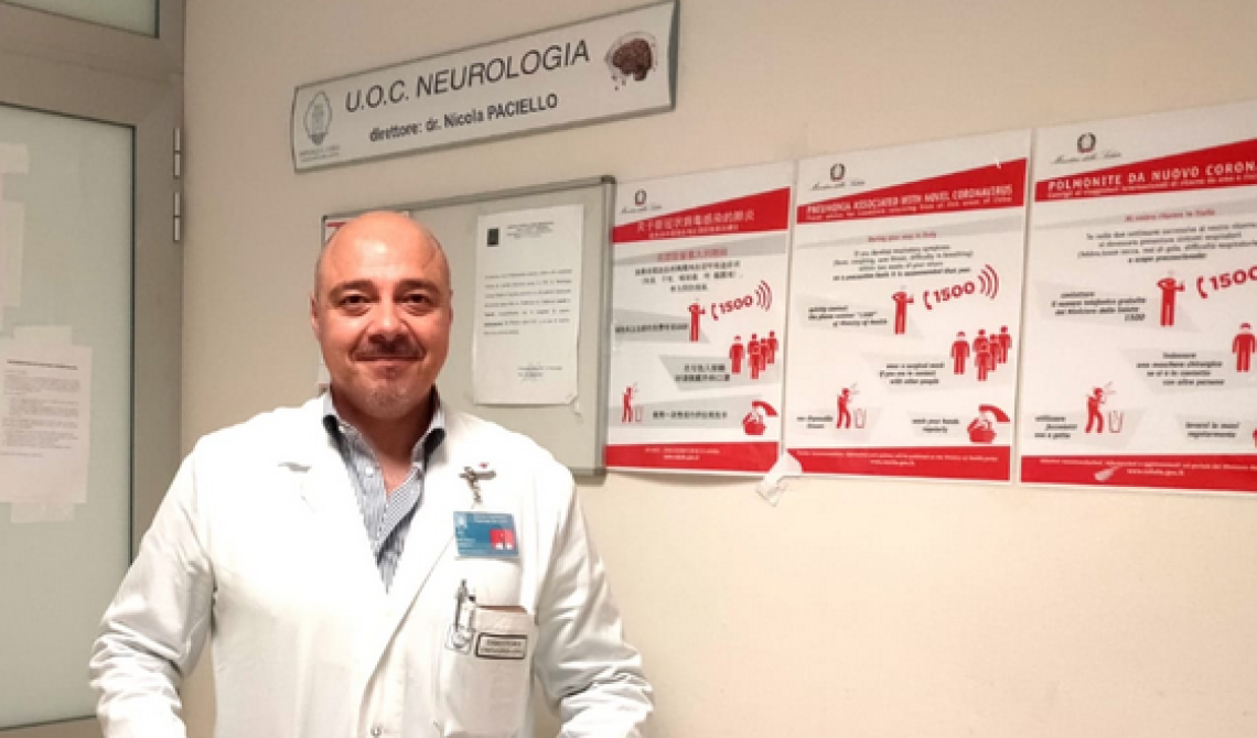 Pubblicazioni internazionali dalla neurologia del San Carlo: gli studi del dottor Paciello sul Journal of the Neurological