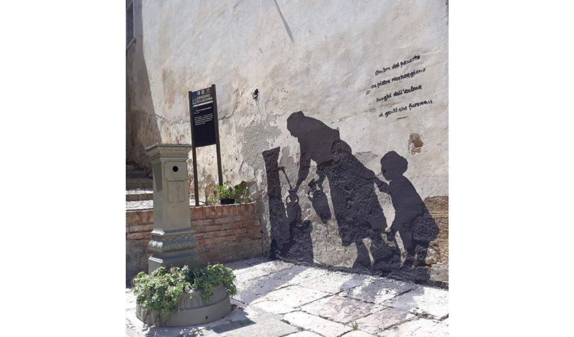 Il ricordo del passato rivive grazie al Banksy lucano