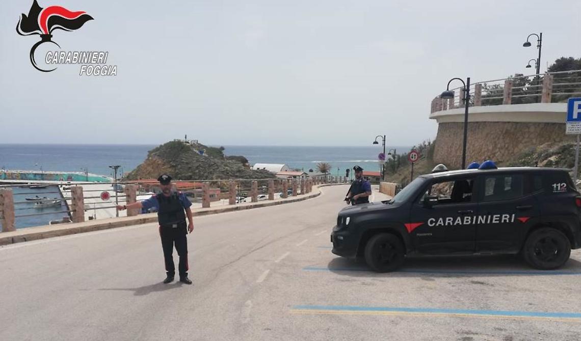 Violanzione delle norme anti Covid, 10 locali sanzionati dai Carabinieri sul Gargano