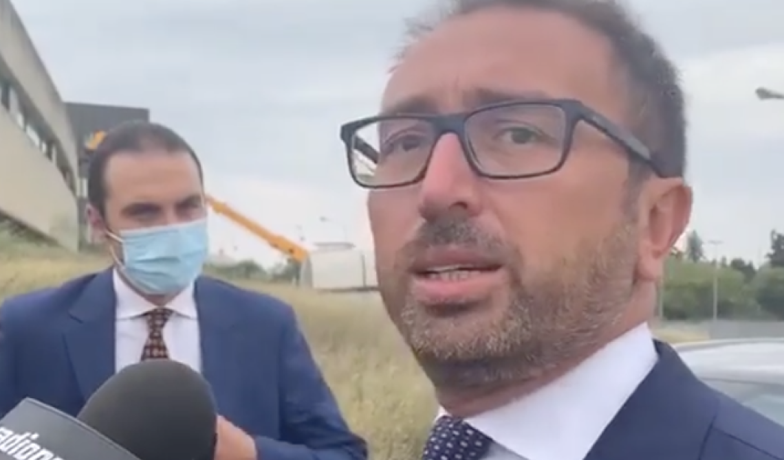 Bonafede a Foggia: 6 nuove unità al Tribunale e «tempi brevi» per la cittadella della giustizia