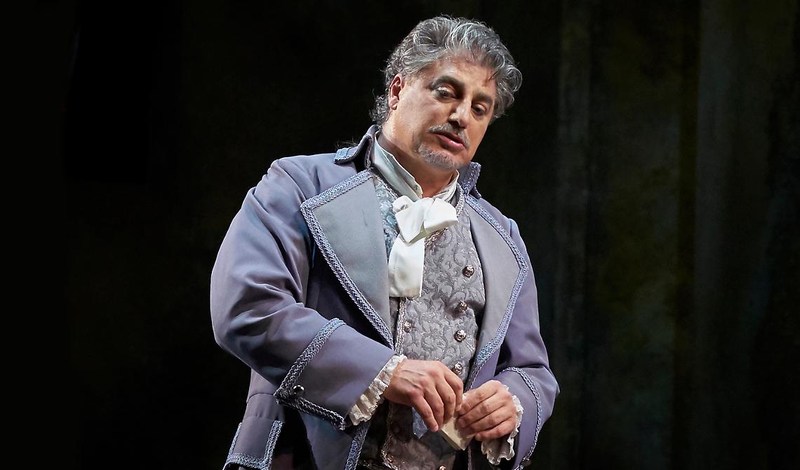 Il grande tenore argentino Josè Cura protagonista dell'Andrea Chénier di Umberto Giordano su Rai5