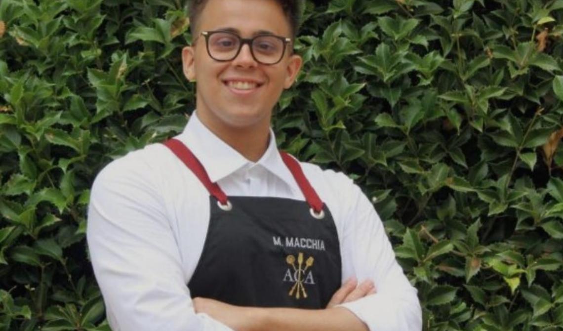 Debutta la nuova classe di “Antonino Chef Academy”. Fra i concorrenti il giovanissimo chef lucano Michele Macchia 