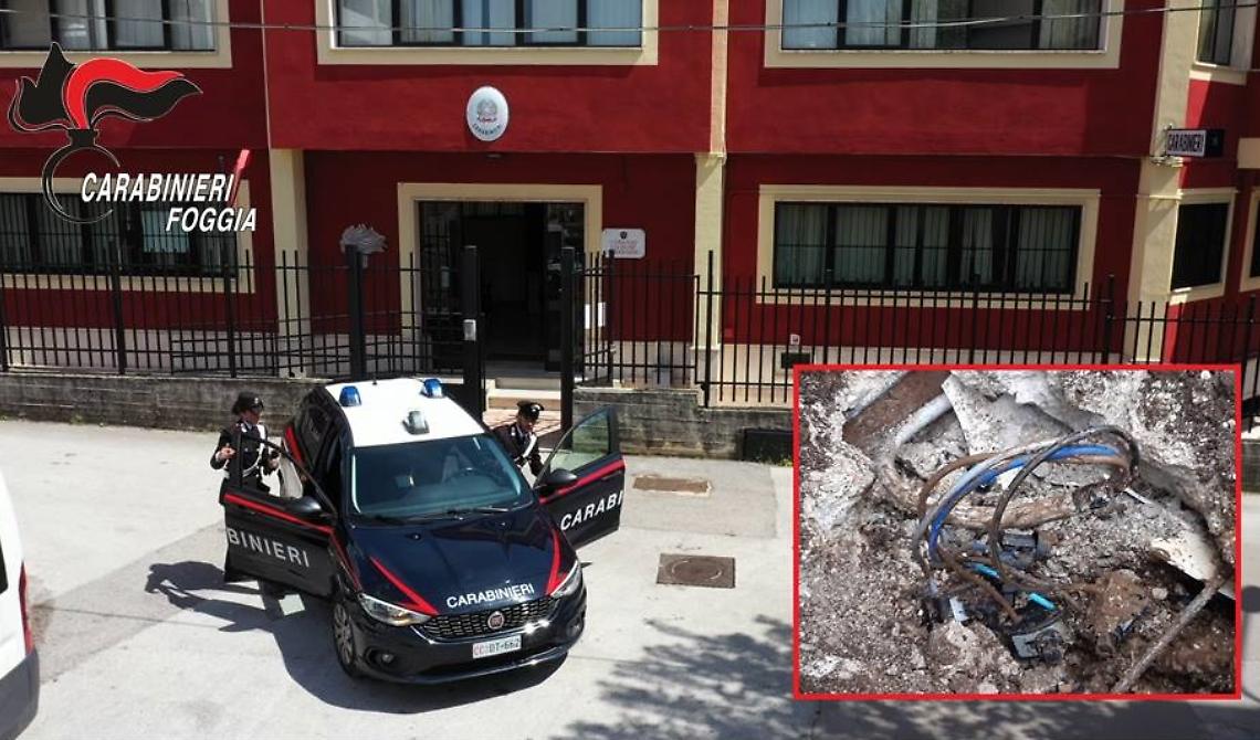 A San Marco in Lamis arrestato dai Carabinieri un imprenditore con l'accusa di furto di energia elettrica