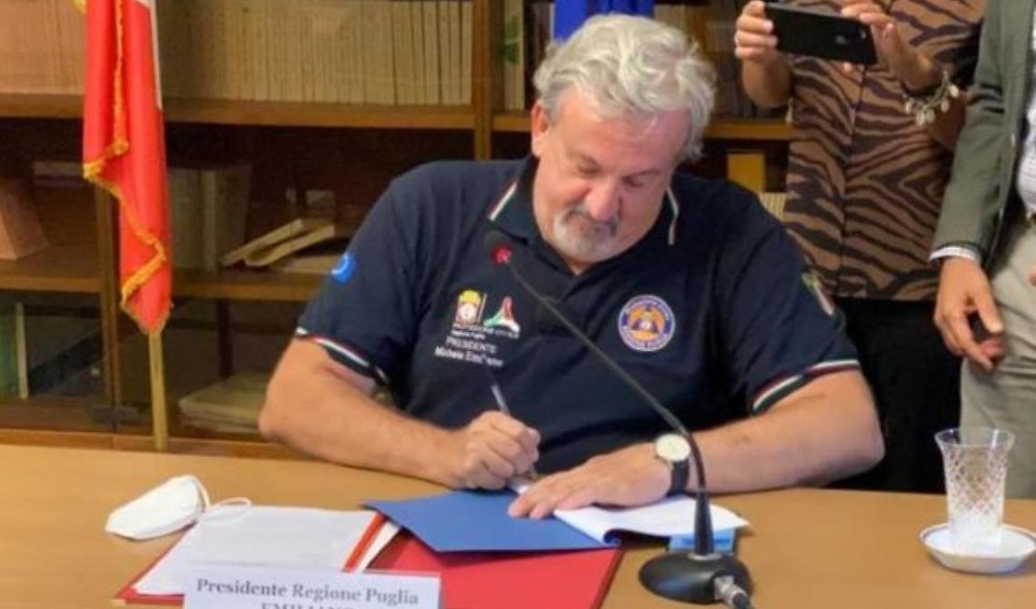 Emiliano firma le nomine, ecco la nuova Giunta regionale della Puglia: «Aspetto i 5 Stelle»