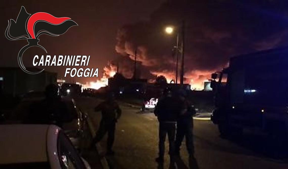 I Carabinieri acciuffano il "Nerone" dei rifiuti di Carapelle