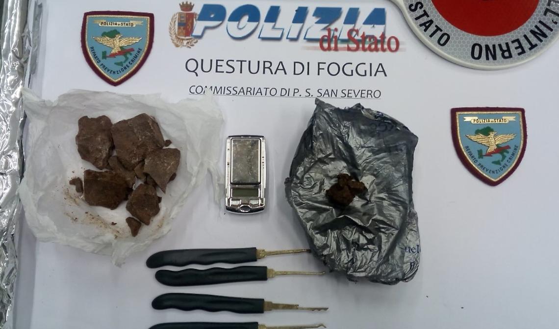 Da Potenza a San Severo per spacciare droga, vengono beccati dalla Polizia