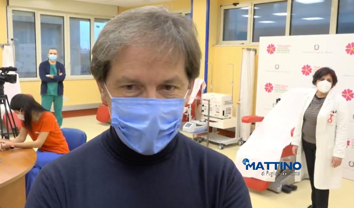 Vaccine Day, Montanaro: «Oggi giorno dimostrativo, da gennaio in Puglia 95mila dosi