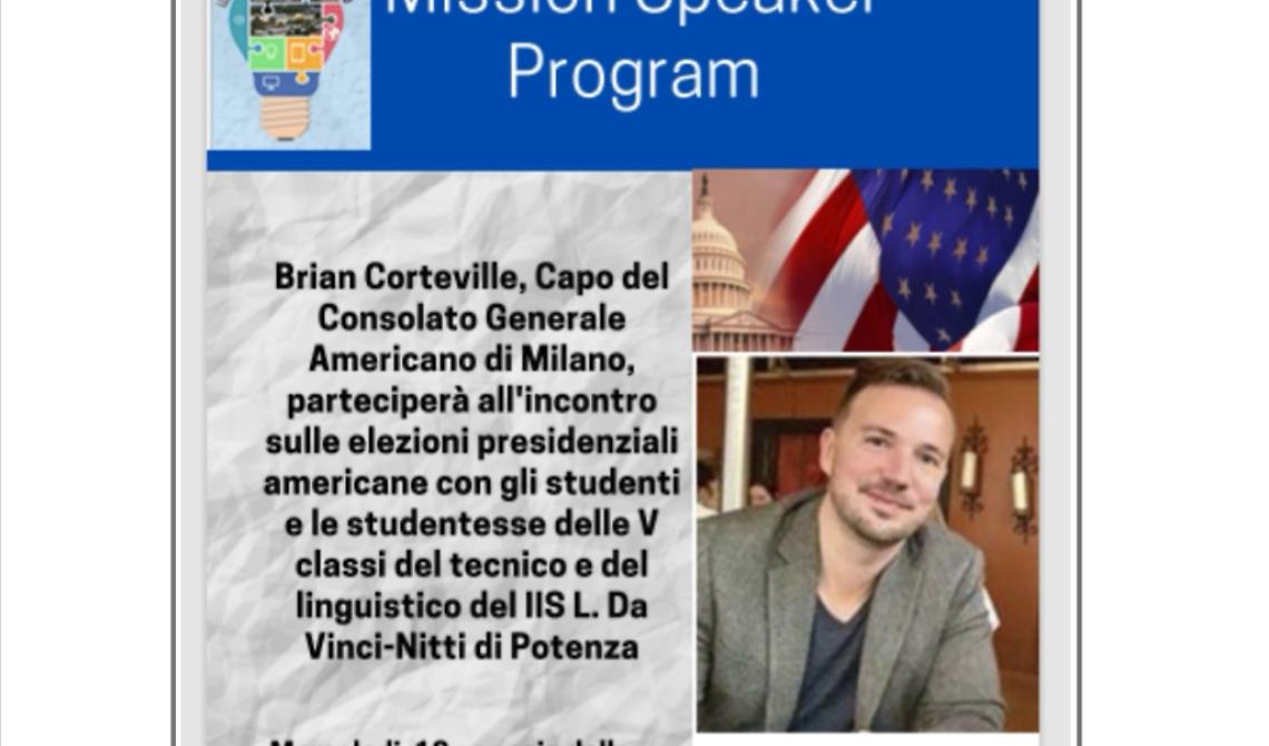 L’Ambasciata Americana incontra il Da Vinci-Nitti di Potenza 