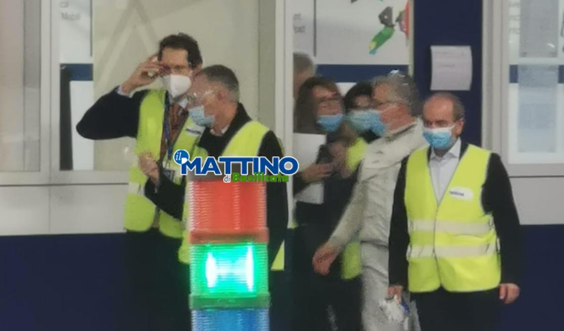Tavares ed Elkann a Melfi per visitare lo stabilimento più grande d'Europa del nuovo gruppo Stellantis