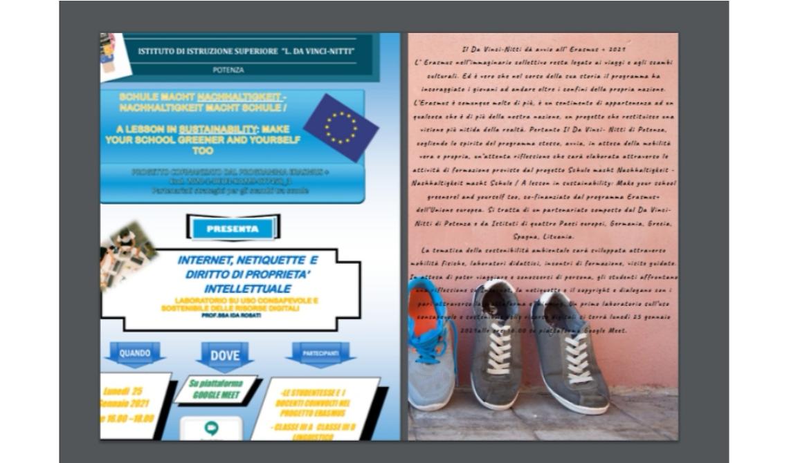 Il Da Vinci-Nitti dà avvio all’Erasmus plus 2020-2021