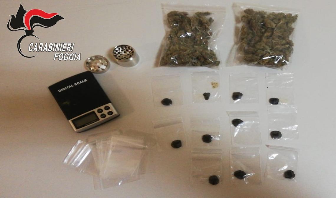 Foggia, 18enne in manette per spaccio di droga