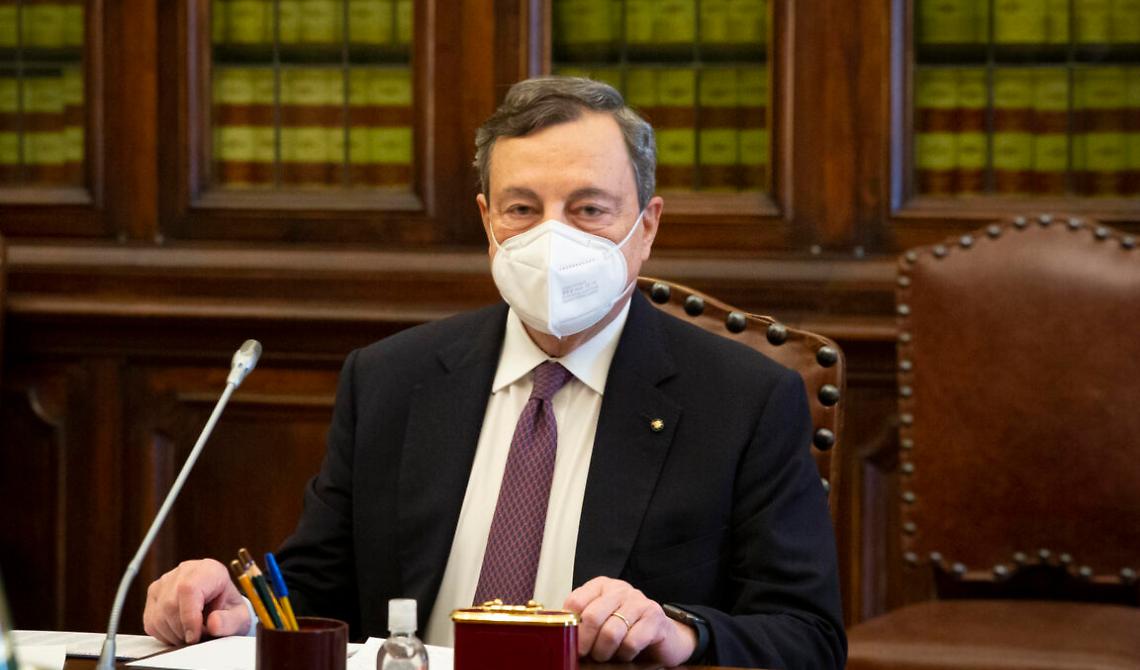 Draghi chiude il primo giro di consultazioni: tutti dichiaratamente con lui, tranne Fratelli d'Italia e, con riserva, Leu