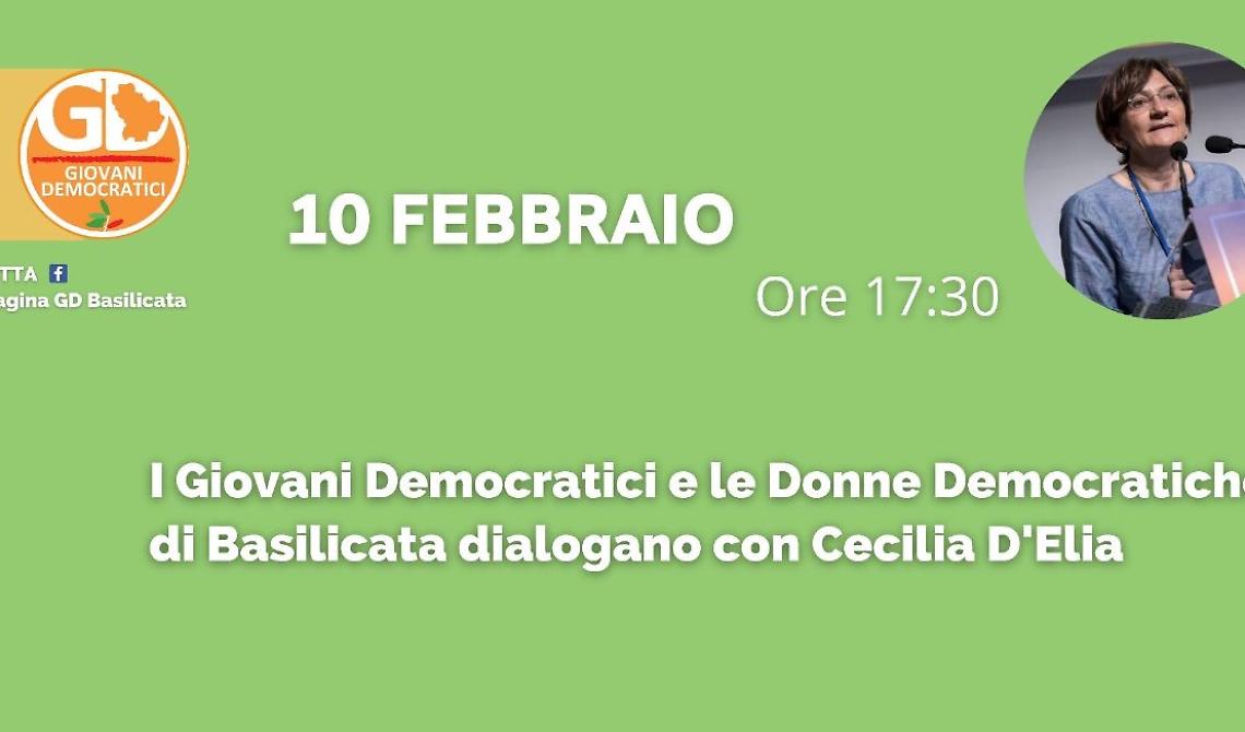 I Giovani Democratici e le Donne Democratiche di Basilicata incontrano Cecilia d'Elia