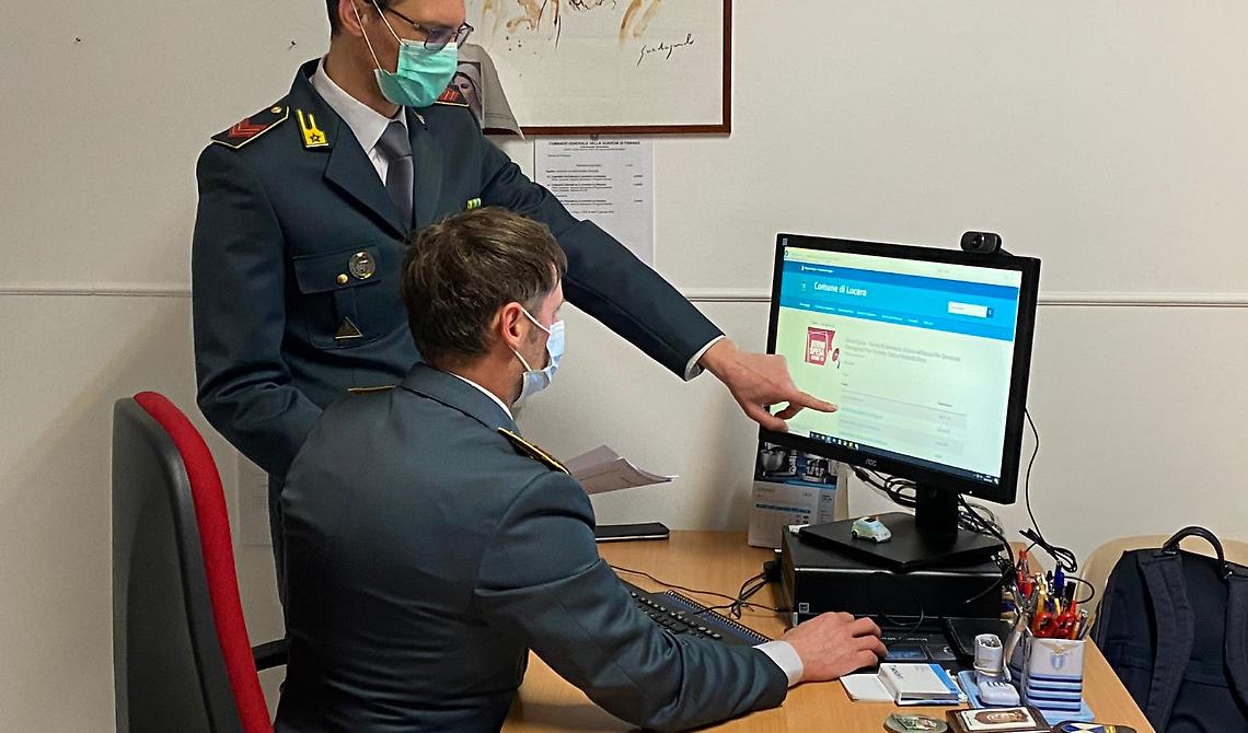 False autocertificazioni per ottenere buoni spesa Covid, 10 persone denunciate dalla GdF a Lucera