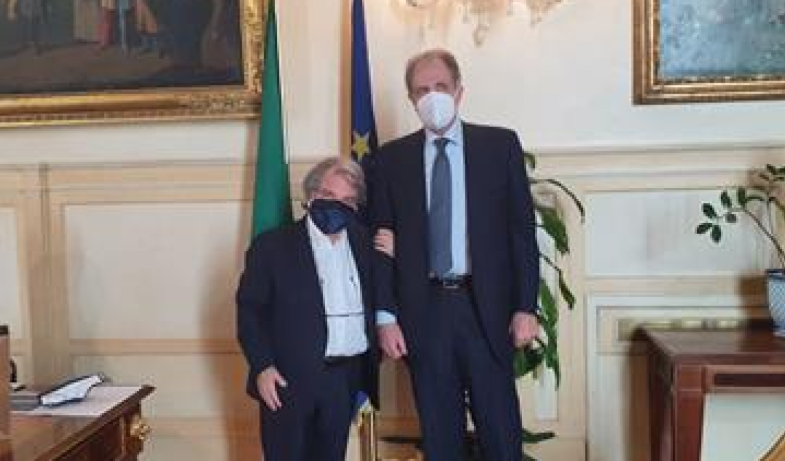 Bardi si consegna a Brunetta per il Recovery fund