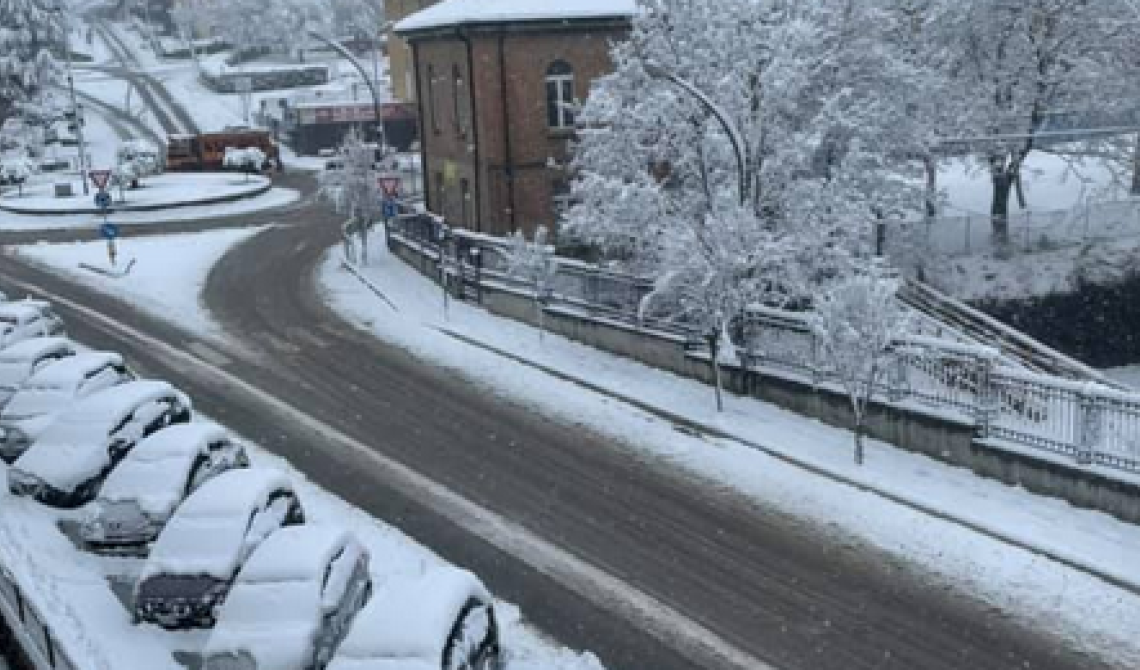 Potenza innevata, ma nessun disagio