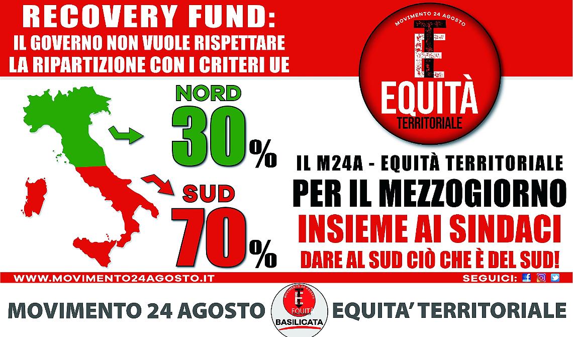 Recovery fund, il Movimento 24 agosto bacchetta Bardi: «Non c'è nulla da esultare»