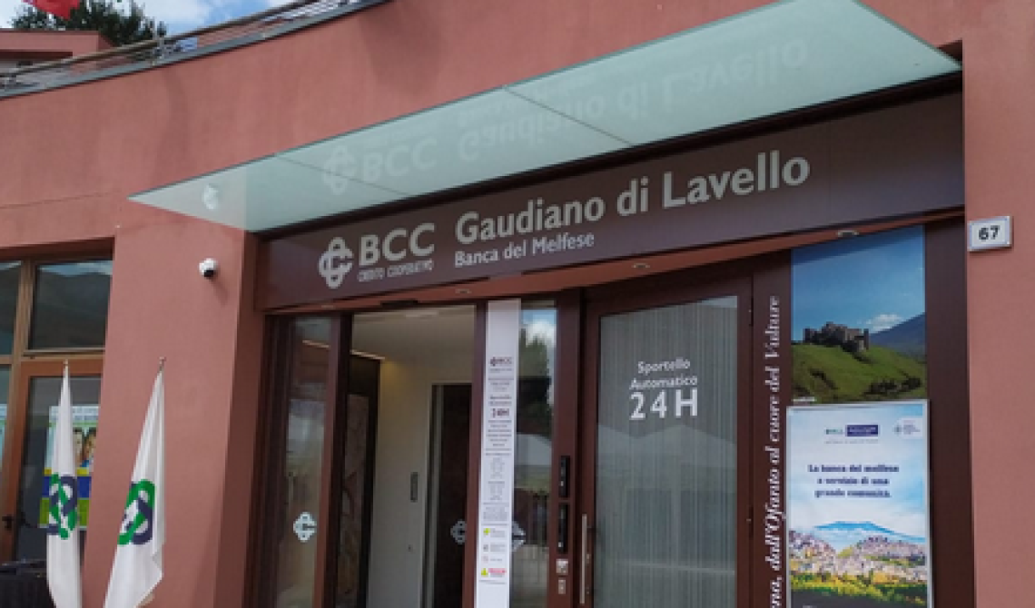 Bcc Gaudiano di Lavello approva il bilancio: patrimonio in crescita
