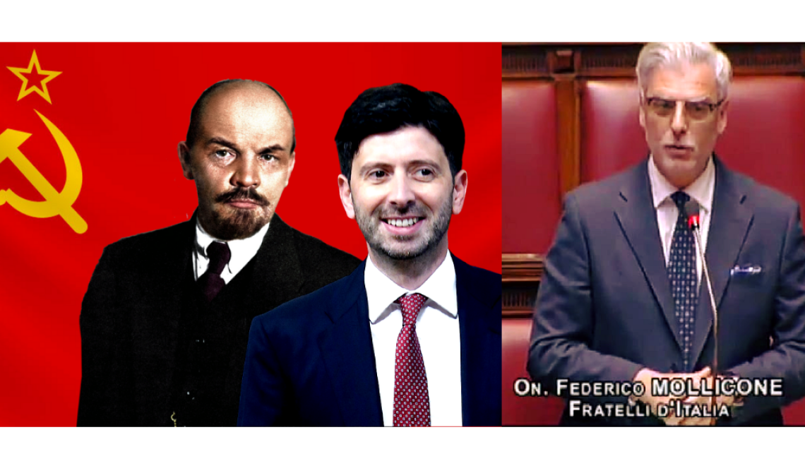 Alla Camera Mollicone (fdI) cita Lenin, «Speranza nuovo apostolo del comunismo del Lockdown»