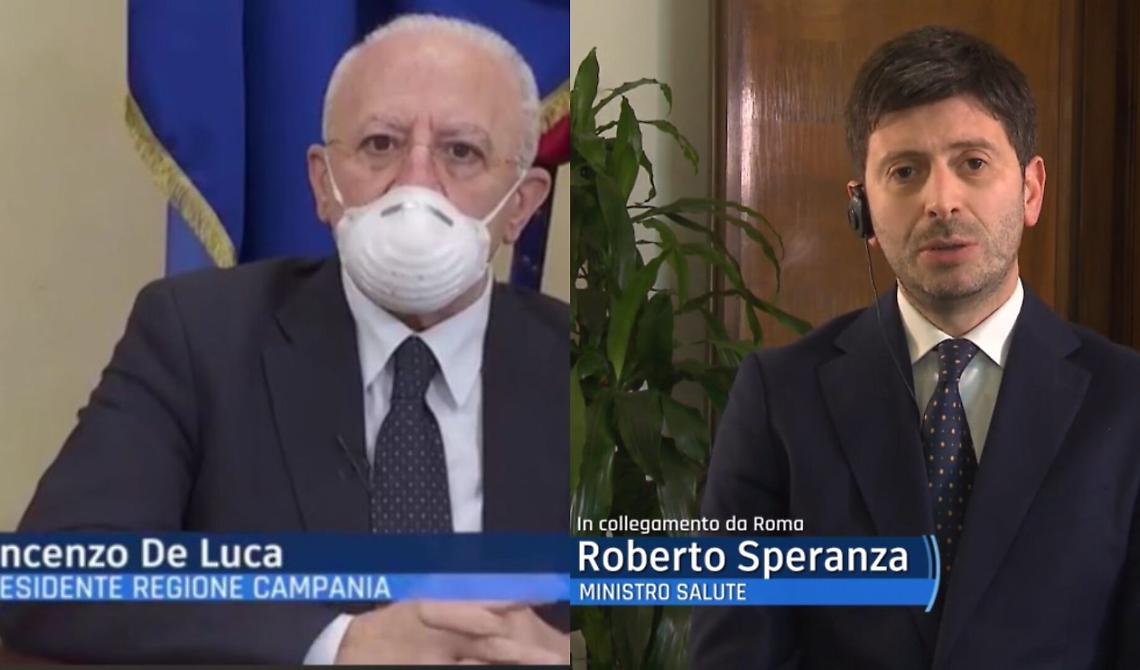 Campania gialla? De Luca all'assalto di Speranza e Figliuolo
