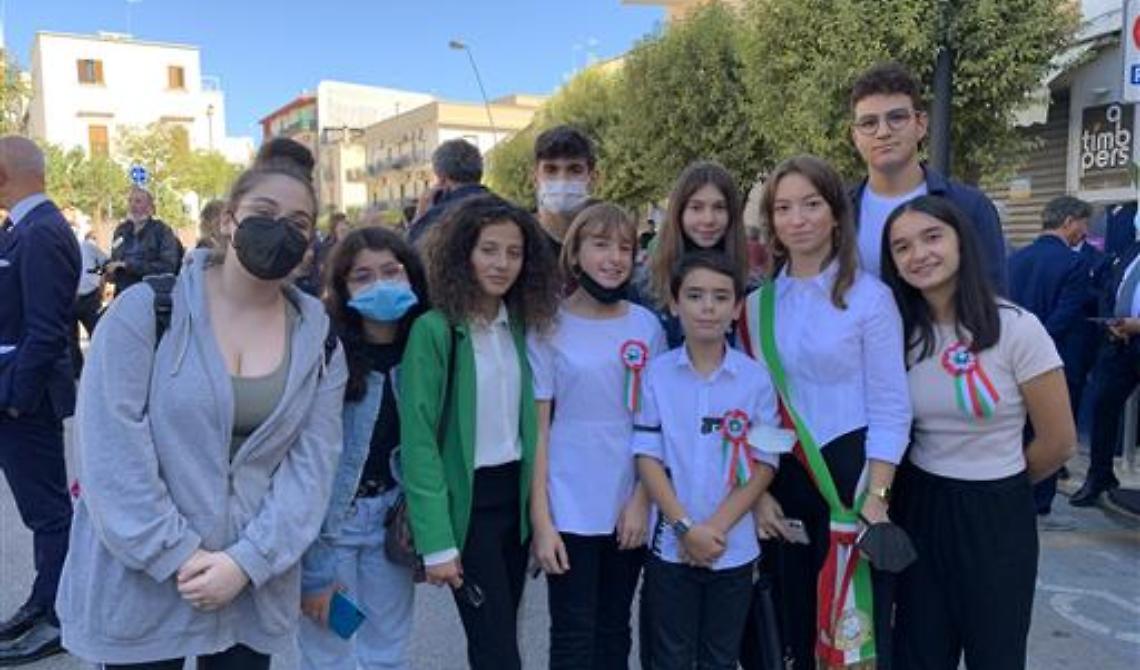 Il futuro giovane di Di Vagno morto per la libertà, Mattarella al consiglio comunale dei ragazzi di Conversano: «Mai dimenticare»