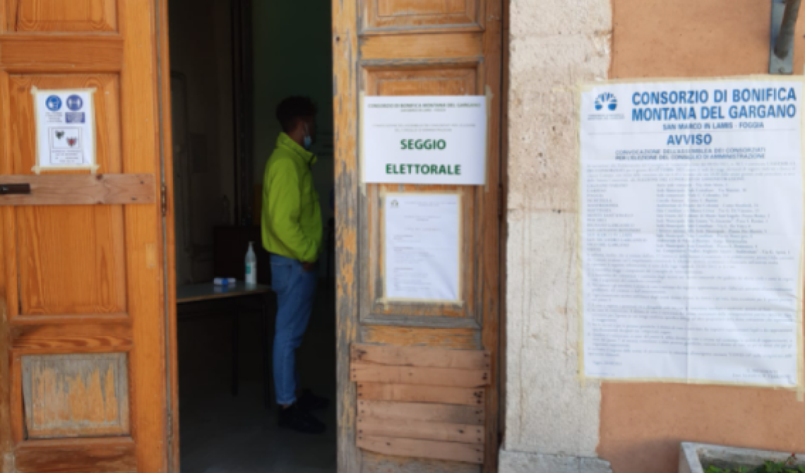 Elezioni, al voto anche per il Consorzio di Bonifica del Gargano: agricoltori divisi sui candidati